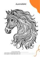 Vorschau - Arbeitsblätter - 28 PFERD Ausmalbilder ab 1. Klasse (+ Schreibanlass) - Seite 2