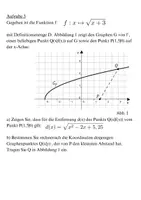 Vorschau - Arbeitsblätter - Abiturvorbereitung Mathematik Analysis (Abstandsfunktion) - Seite 3