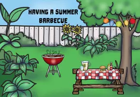 Vorschau - Arbeitsblätter - Wortschatzheft: Having a summer barbecue & garden activities - Seite 2