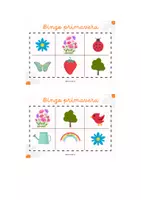 Vista previa - Tarjetas / Manipulativos - BINGO MATEMÁTICO DE PRIMAVERA - página 3