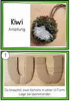 Vorschau - Stationenlernen - Pompons Kiwi Anleitung für Kinder - Seite 1