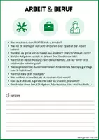 Vista previa - Hojas de trabajo - 30 temas de conversación en alemán - página 3