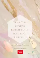 Vista previa - Para docentes: organización, planificación y formación - Oposiciones Pedagogía Terapéutica: Esquema tema 5 - Portada