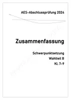 Vorschau - Prüfungsvorbereitung - AES Abschlussprüfung 2024: Schwerpunktthemen Kl. 7-9 - Seite 1