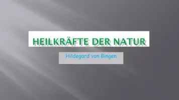 Vorschau - Stundenentwürfe - Heilkräfte der Natur und Naturwissenschaft, Bibel/ Glaube - Seite 3