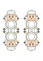 Vorschau - Mal- und Bastelvorlagen - Last Minute Ostern Lolli Geschenk - Seite 2