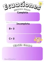 Vista previa - Tarjetas / Manipulativos - PLANTILLA ECUACIONES - Portada