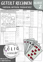 Vorschau - Arbeitsblätter - Geteilt rechnen - aufteilen, verteilen, Teilen mit Rest - Deckblatt