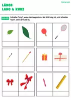 Vorschau - Arbeitsblätter - Größen groß und klein, lang und kurz - Seite 3