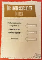 Vorschau - Arbeitsblätter - Exemplarische Prüfungsaufgaben zu "Nach vorn, nach Süden" - Deckblatt