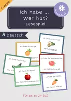 Vorschau - Spiele - Lesespiel: Ich habe... Wer hat? (Obst & Gemüse) Freebie - Deckblatt