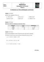 Vorschau - Test - Test zu Maßeinheiten und Dreiecken - Deckblatt