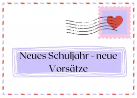 Vorschau - Poster - Neues Schuljahr - neue Vorsätze - Seite 1