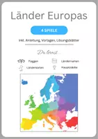 Vorschau - Spiele - 4 Spiele zu den Ländern Europas! - Deckblatt