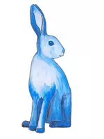 Vorschau - Mal- und Bastelvorlagen - Kunst im Frühling: "Blauer Hase" a la Franz Marc (Malen wie die großen Künstler) - Seite 3