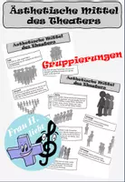 Vorschau - Arbeitsblätter - Ästhetische Mittel -- Gruppierungen - Darstellen und Gestalten - Seite 1