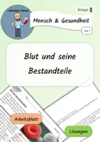 Vorschau - Arbeitsblätter - Blut und seine Bestandteile / Mensch & Gesundheit - Deckblatt