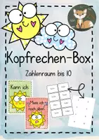 Vorschau - Stationenlernen - Kopfrechen-Box ZR 10 - Deckblatt