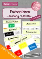 Vorschau - Poster - KUNST - Farbenlehre - Aushang - Deckblatt