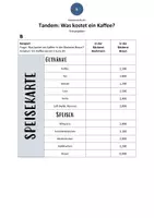 Vorschau - Arbeitsblätter - Preisangaben: Sprechen (DaZ/DaF) - geeignet für Erwachsene - Seite 2
