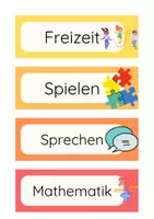 Vorschau - Anderer Materialtyp - Tagestransparenz Vorschulklasse Österreich - Seite 1