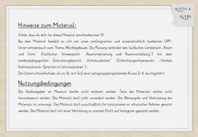 Vorschau - Stundenentwürfe - Würfelgebäude beschreiben + Kommunikation, UPP Planung, Unterrichtsentwurf, GL, JÜL 1-4 - Seite 1