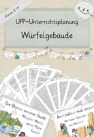 Vorschau - Stundenentwürfe - Würfelgebäude beschreiben + Kommunikation, UPP Planung, Unterrichtsentwurf, GL, JÜL 1-4 - Deckblatt