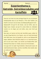 Vorschau - Arbeitsblätter - Die gesunde Ernährung - Lebensmittelgruppen - Seite 1