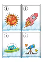 Vorschau - Arbeitsblätter - Lesespaziergang Planeten - Lesen lernen - Seite 3