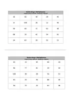 Vorschau - Interaktives Material - Mathe-Bingo: Multiplikation (Kleines Einmaleins) - Deckblatt