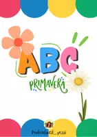 Vista previa - Unidades / Secuencias / Situaciones de Aprendizaje - ABECEDARIO PRIMAVERAL CON PICTOGRAMAS - Portada