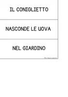 anteprima - Materiale di supporto/inclusione - IL LIBRO DELLE FRASI TEMA PASQUA - Pagina 1