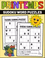 Aperçu - Feuilles d'exercices - Printemps: Sudoku de mots Activités de Printemps. - Page de couverture