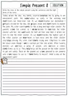 Vorschau - Arbeitsblätter - Simple Present Arbeitsblatt 8 (writing a story 3) - Seite 2