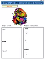 Aperçu - Préparation de séance / Séance complète - Expression écrire...les étapes d'une belle aventure pack - Page 2