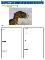 Aperçu - Préparation de séance / Séance complète - Expression écrire...les étapes d'une belle aventure pack - Page 3