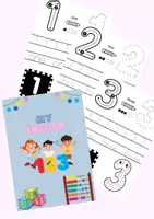 Προεπισκόπηση - Φύλλα εργασίας - My English Count to 10! Exploring the English Numbers through Games and Drawing. - Εξώφυλλο