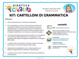 anteprima - Schede informative - POSTER VERBO PARTE 1 - Pagina 1