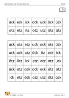 Vorschau - Arbeitsblätter - Lesetraining Teil 6 -ck & tz - Seite 3