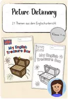 Vorschau - Arbeitsblätter - Bildwörterbuch Englisch, picture dictionary - Deckblatt