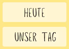 Vorschau - Poster - Tagestransparenz | Tagesplan | Stundenplan - Seite 1