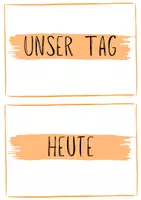 Vorschau - Poster - Tagestransparenz | Tagesplan | Classroom Management - Seite 1