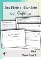 Vorschau - Unterrichtsreihen - Das kleine Büchlein der Gefühle - Ethik/Religion - Deckblatt