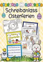 Vorschau - Arbeitsblätter - Meine Osterferien I Ferienkamera I Schreibanlass I Ferienreflexion - Deckblatt