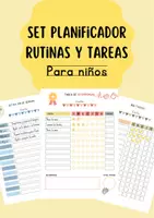 Vista previa - Para docentes: organización, planificación y formación - SET Planificador de Rutinas y Tareas para niños/as - Portada