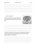 Vorschau - Klassenarbeiten - Klassenarbeit Deutsch 📚 – Erzählung (Sage) untersuchen: Herakles und die Hydra von Lerna: Inhaltszusammenfassung, Merkmale, Textverständnis, Verben mit EHZ - Seite 3