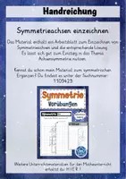 Vorschau - Arbeitsblätter - Symmetrieachsen einzeichnen - Seite 3