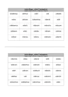 Vorschau - Interaktives Material - Latein-Bingo: "videre" konjugieren (im Aktiv) - Seite 2