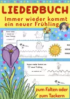 Vorschau - Mal- und Bastelvorlagen - Musik - Liederbuch "Immer wieder kommt ein neuer Frühling" - Deckblatt