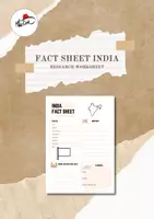 Vorschau - Arbeitsblätter - Materialpaket INDIA - Arbeitsblätter, Mediation, Recherche - Seite 1